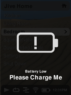 Popup battery low ref4